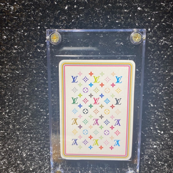 Louis Vuitton Takashi Murakami monogram, playing card, queen of hearts w/case - Picture 2 of 2